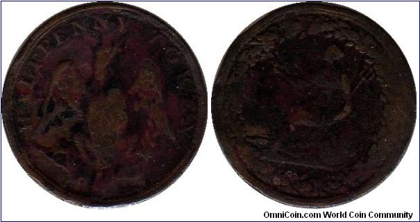 Lower Canada - Britannia/Spread Eagle token (Antedated)