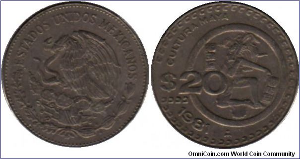 20 Pesos - Mayan Culture