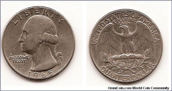 Quarter
KM#164a
COPPER-NICKEL CLAD COPPER 24.3 mm. 5.6700 g. Designer:
John Flanagan