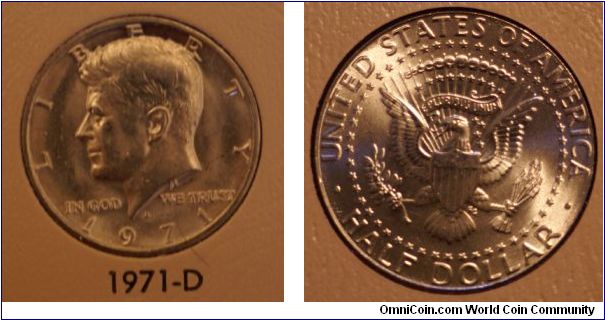 Kennedy Half Dollar D mint mark