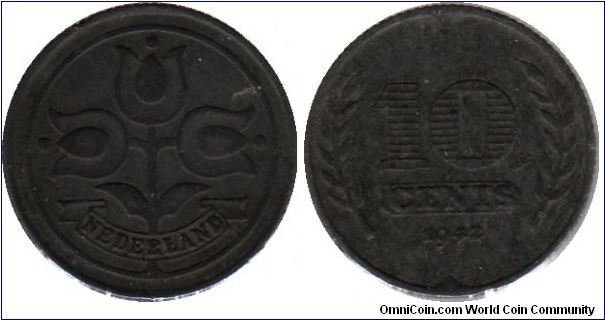 10 cents - scratched