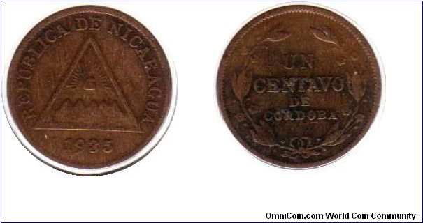 1 centavo de Cordoba