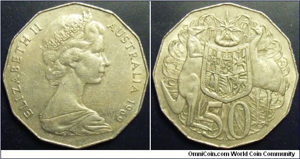 Australia 1969 50 cents.