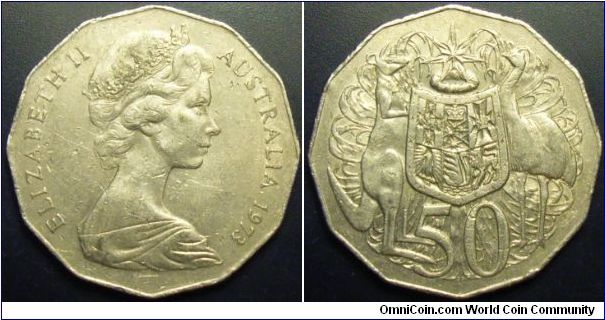 Australia 1973 50 cents.