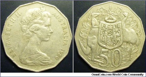 Australia 1980 50 cents.