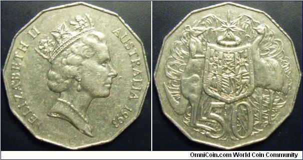 Australia 1993 50 cents.