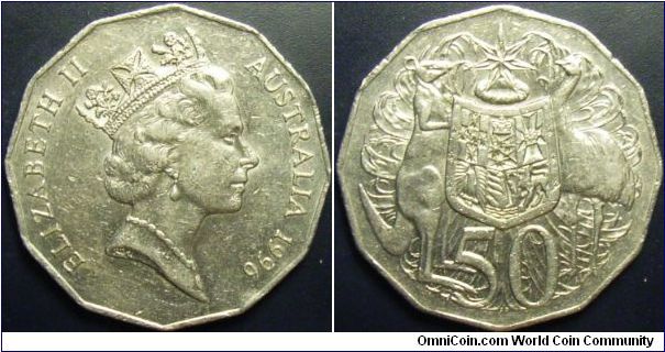 Australia 1996 50 cents.