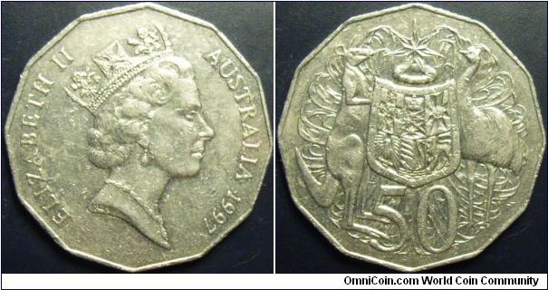 Australia 1997 50 cents.
