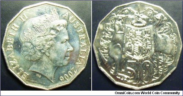 Australia 2006 50 cents.