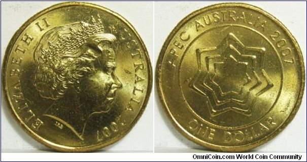 Australia 2007 1 dollar - APEC.