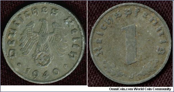 1 Reichspfennig 1940