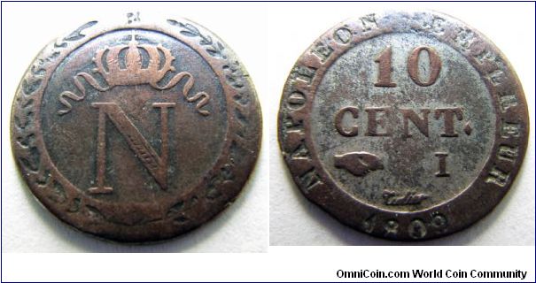 1809 I 10 centimes