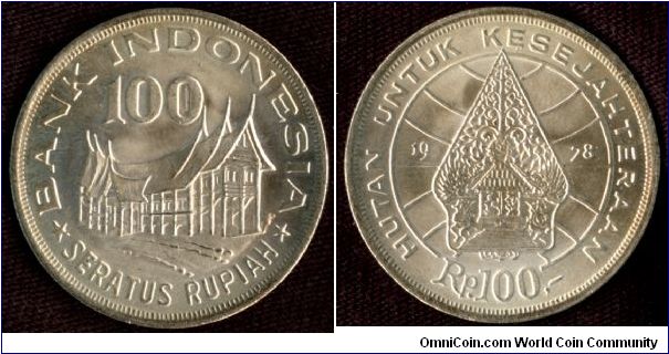 100 Rupiah 1978
