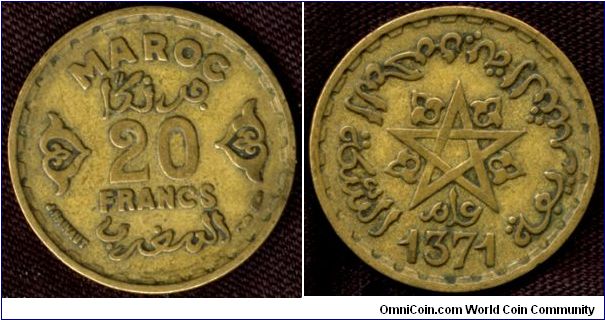 20 Francs 1952 (1371)