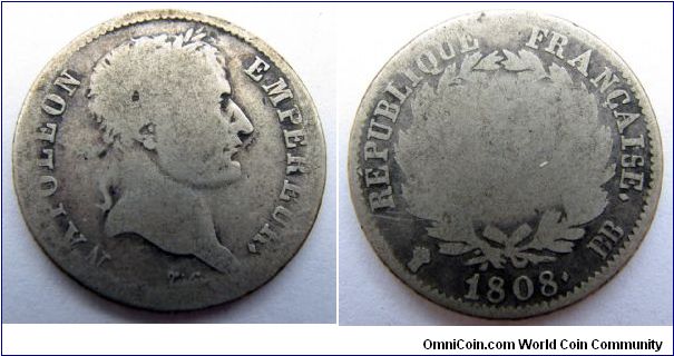 1808 BB 1 franc