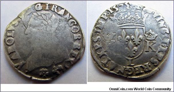 1575 teston, Charles IX