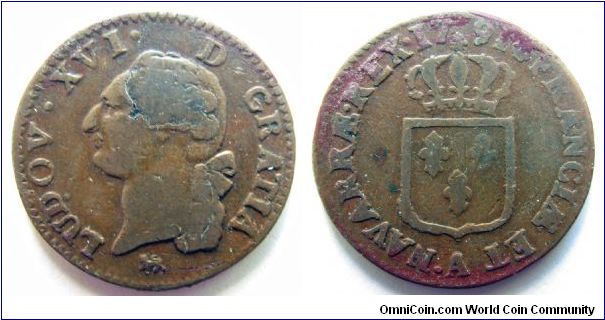 1791 A sol of Louis XVI