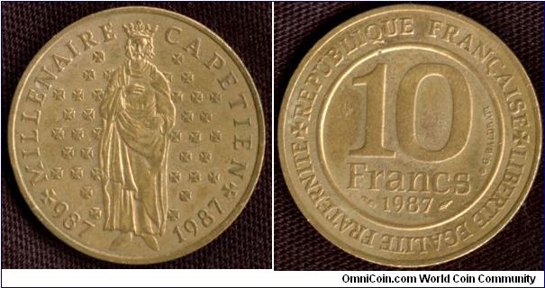 10 Francs 1987