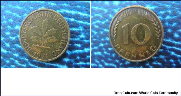 this coin belong to germany.10pfennig