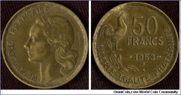 50 Francs 1953 (B)