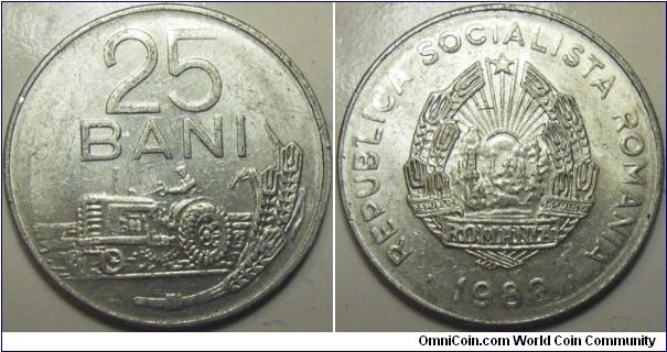 Romania 1982 25 bani. Special thanks to Banivechi!