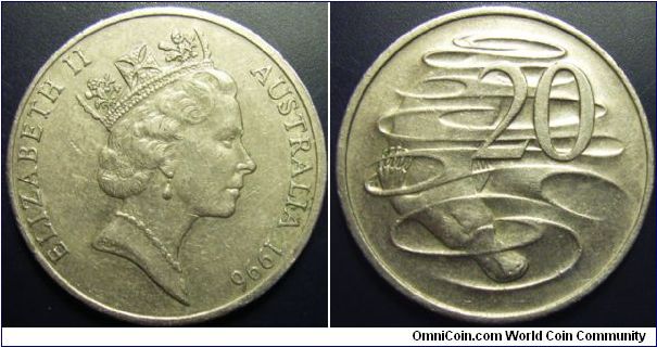 Australia 1996 20 cents.