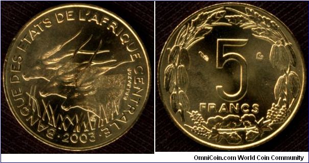 5 Francs 2003