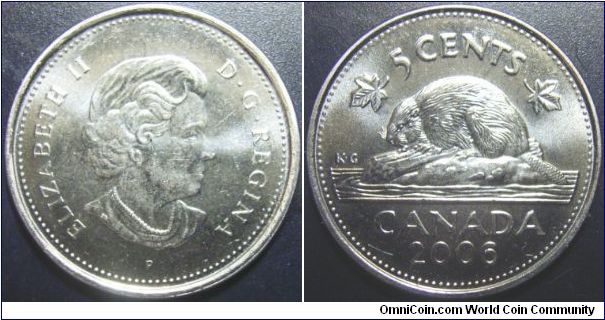 Canada 2006 5 cents. Special thanks to BigM!