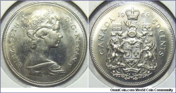 Canada 1969 50 cents. Special thanks to BigM!