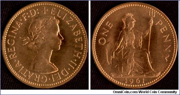 1 Penny 1961