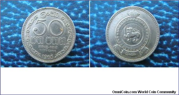 This coin belong to Sri Laka