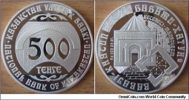 500 Tenge - Babaji - 24 g Ag 925 - mintage 3,000