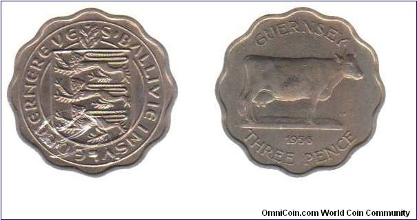 3 pence - thin flan