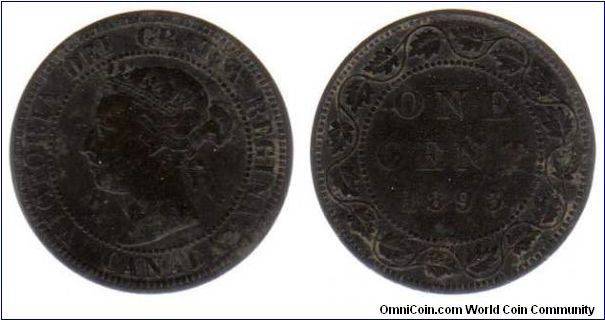 1893 1 cent