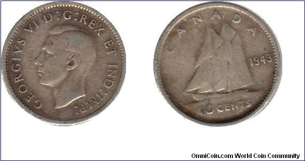 1943 10 cents