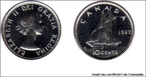 1962 10 cents