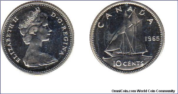 1965 10 cents