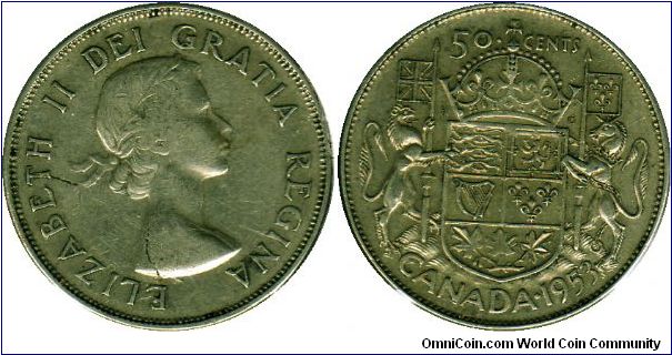1954 50 cents