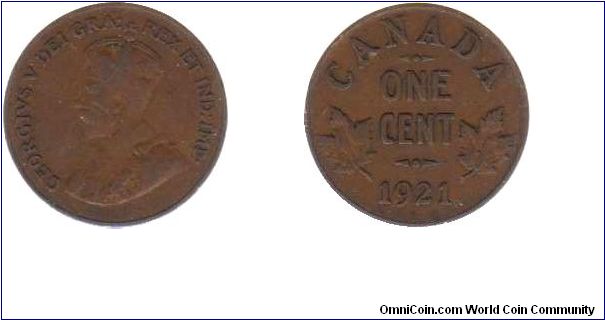 1921 1 cent