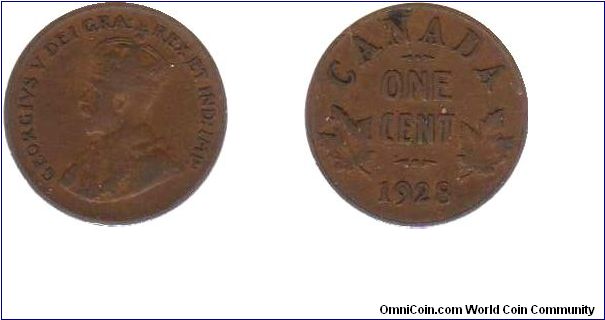 1928 1 cent