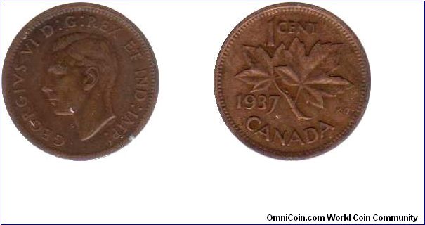 1937 1 cent