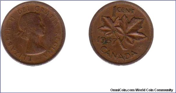 1957 1 cent