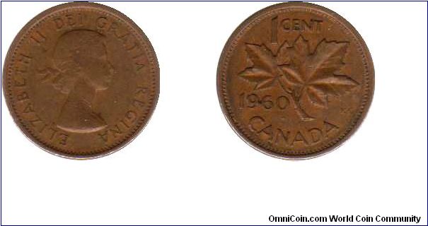 1960 1 cent
