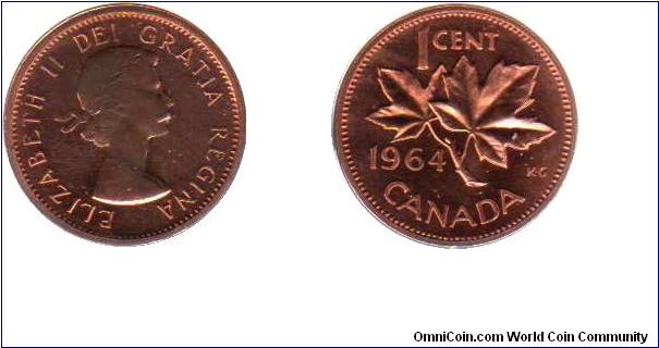 1964 1 cent