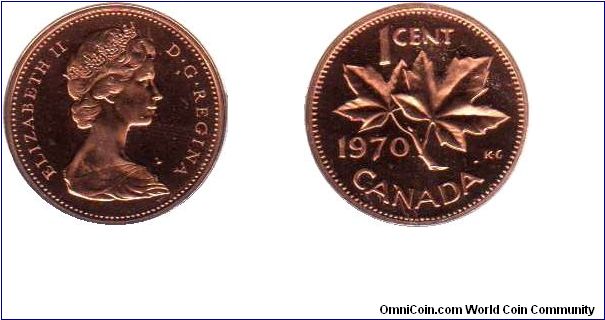 1970 1 cent