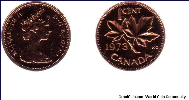 1973 1 cent