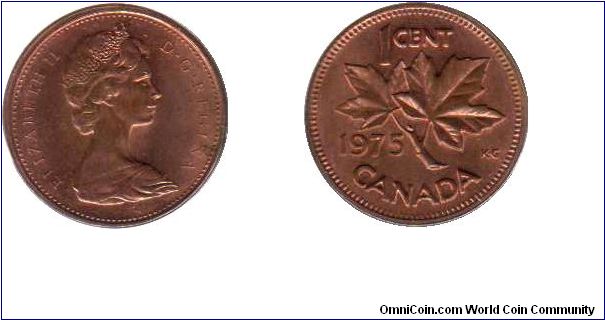 1975 1 cent
