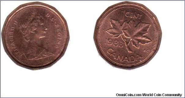1983 1 cent