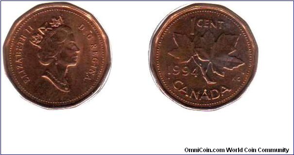 1994 1 cent