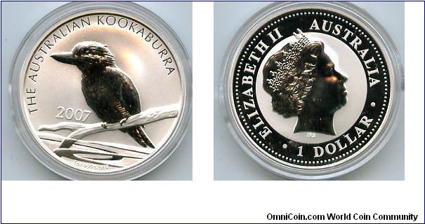 $1/1oz Silver 
Kookaburra